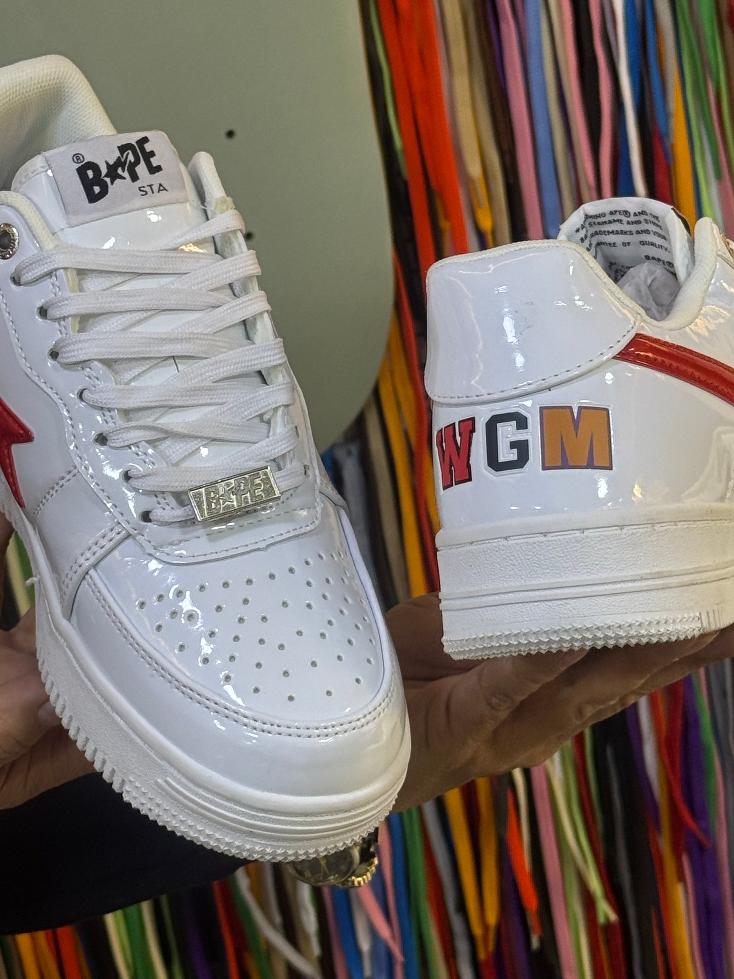 Nike force one x bape