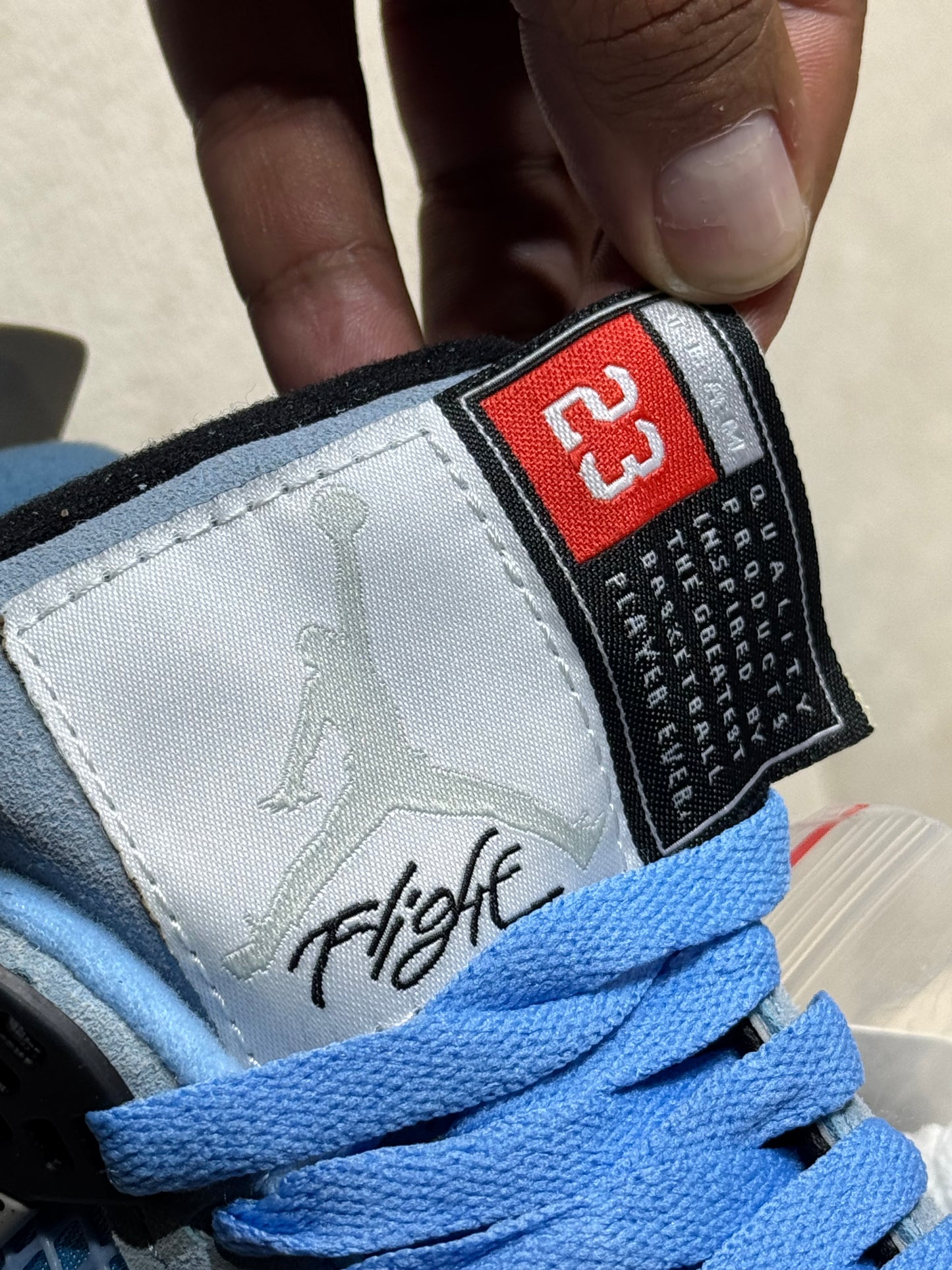 Jordan retro 4 blue