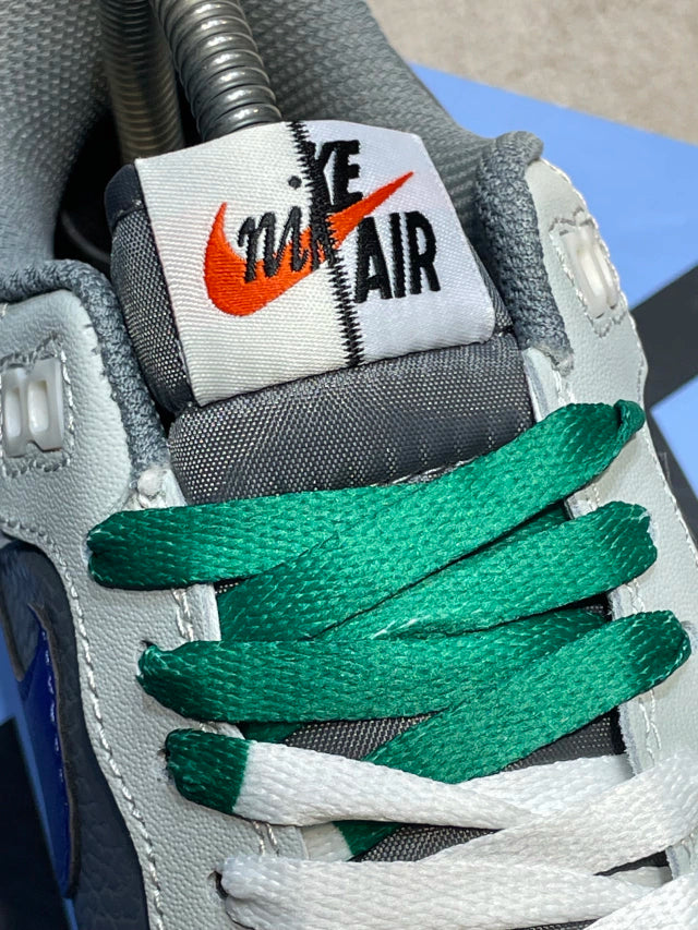 Nike Air Force one Grey Royal Green
