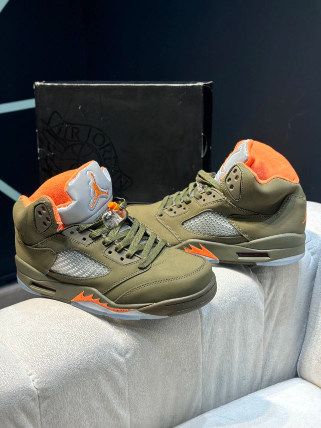 Jordan Retro 5 Olive Solar