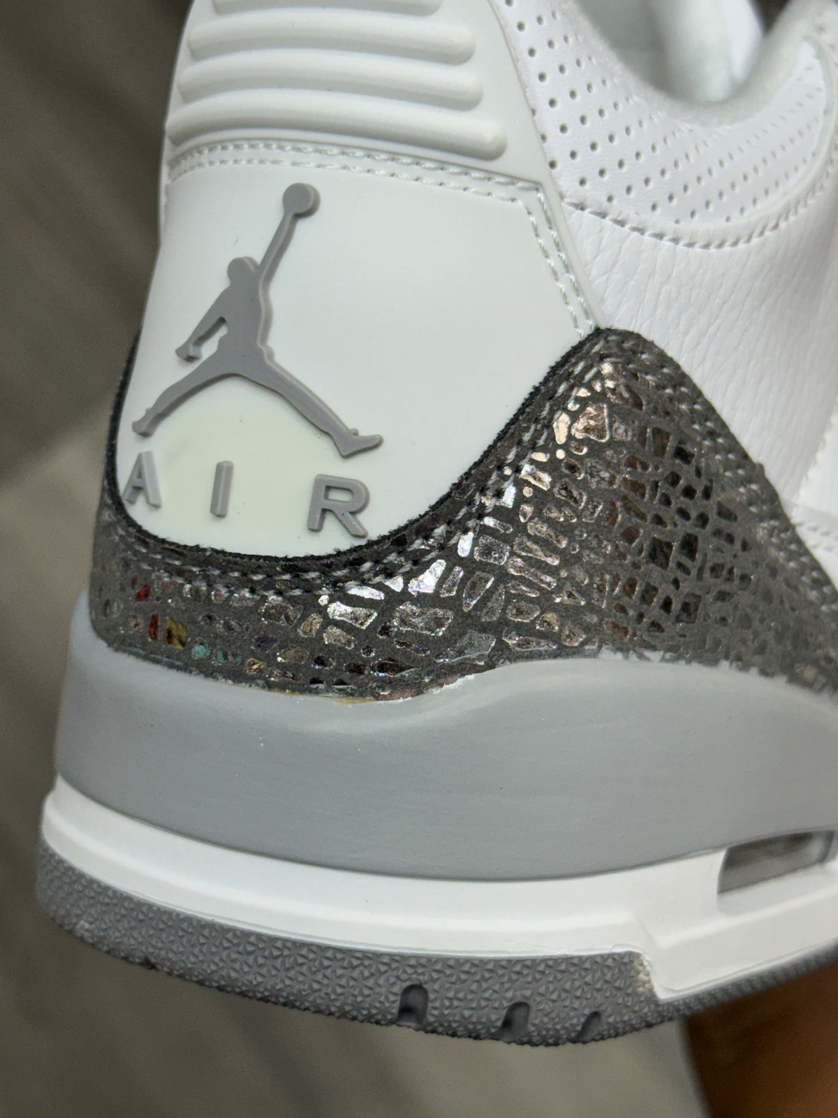 Jordan retro 3 cement sail