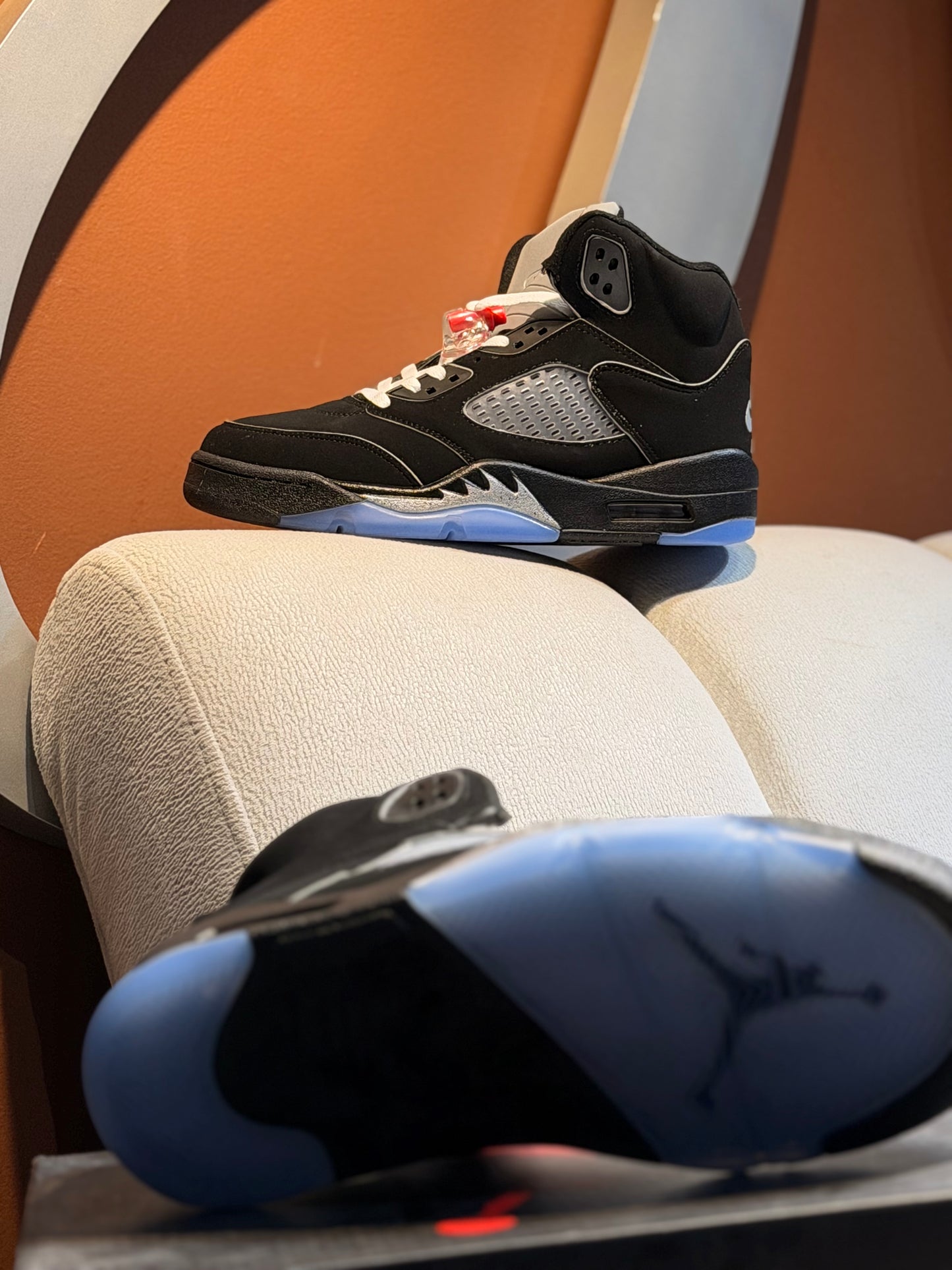 Jordan retro 5 black metállic