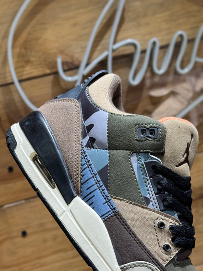 Jordan retro 3 patchwork camo