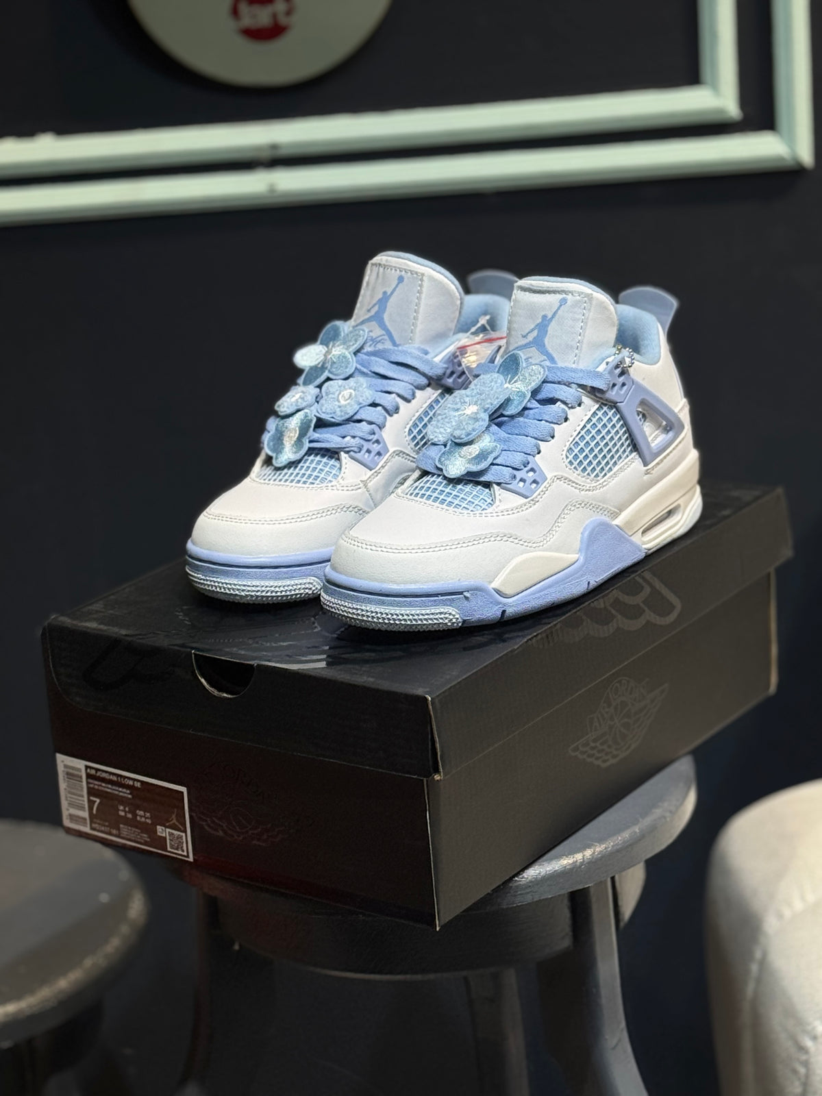Jordan retro 4 aluminum