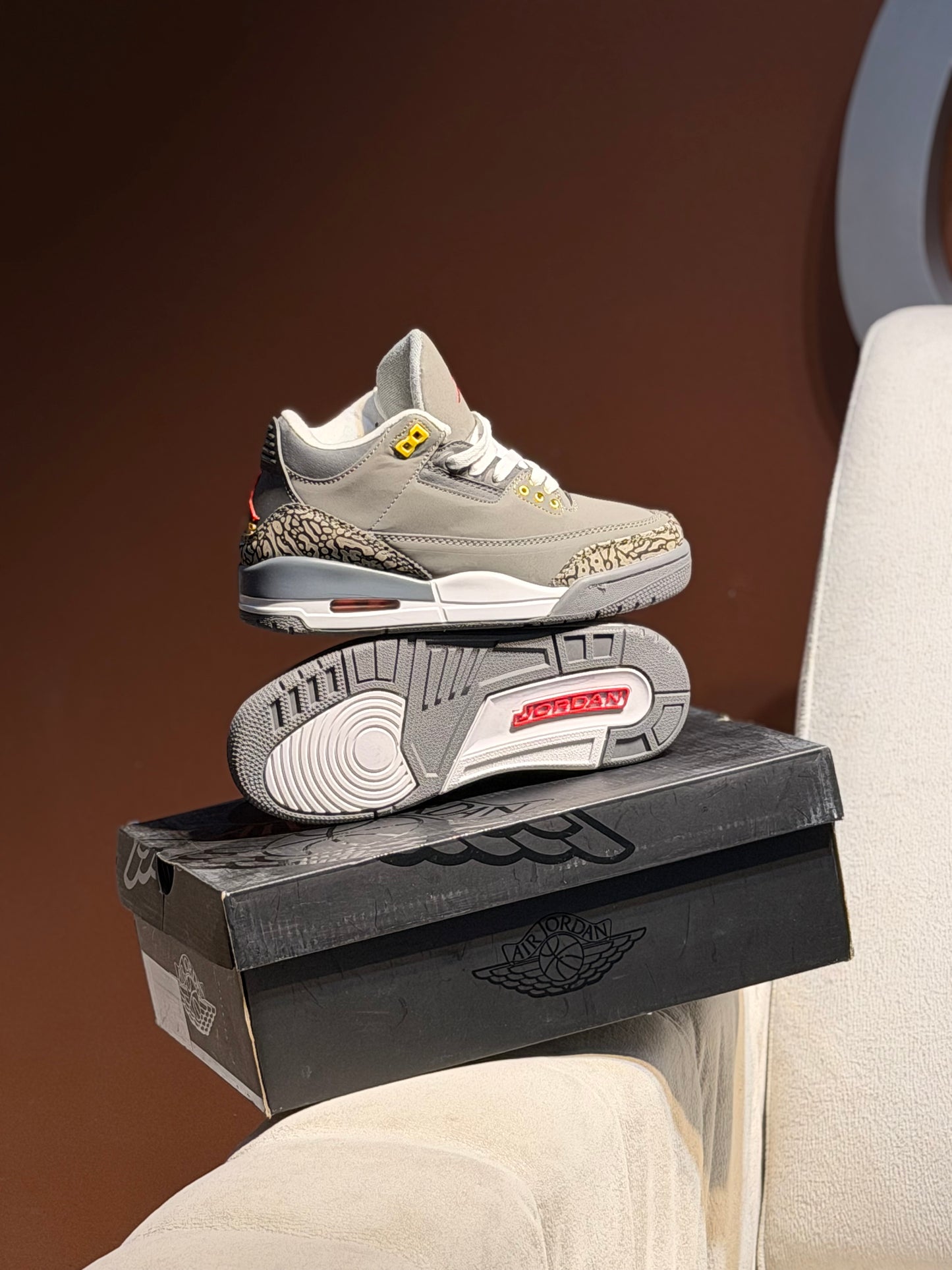 Jordan retro 3 cool grey