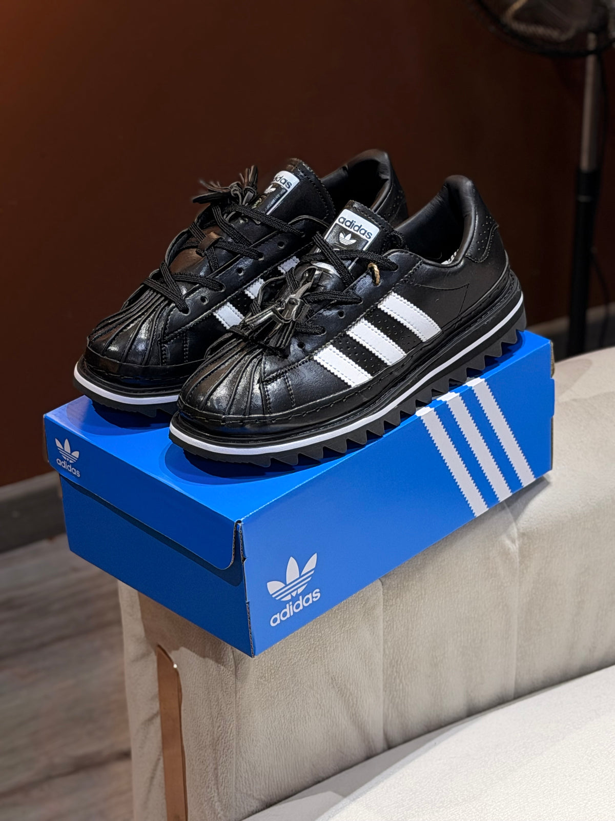 Adidas superstar x clot