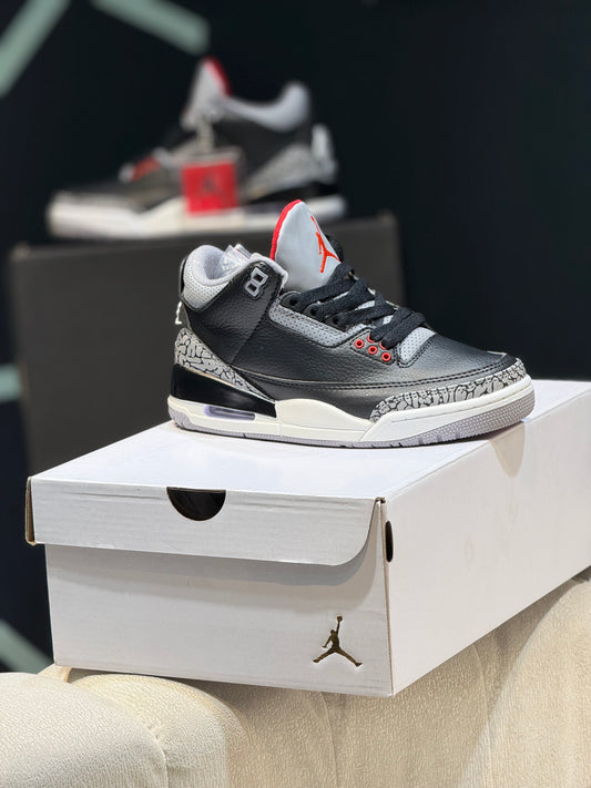 Jordan retro 3 black cement