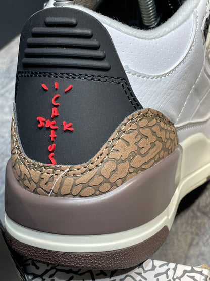 Jordan retro 3 x travis scott